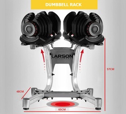 LARSON PERFORMANCE Rack Adjustable Dumbbell